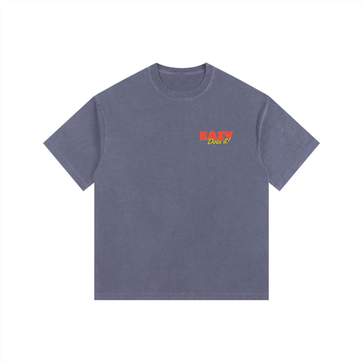Eazy Does it! Vintage Washed Oversized Cotton T-Shirt