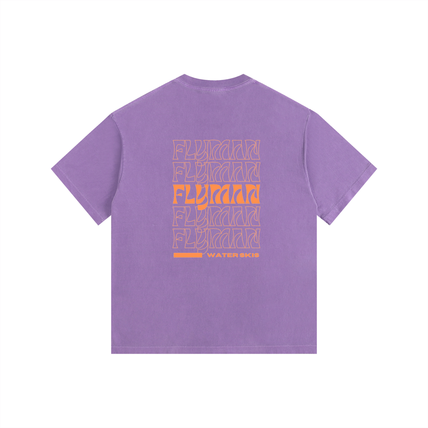 DO IT FOR NICK! Flyman Skis Vintage Washed Oversized Cotton T-Shirt