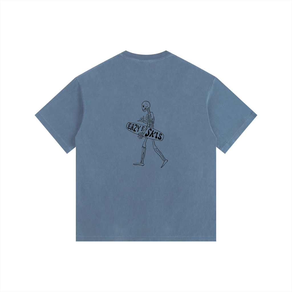 Eazyeskis Vintage Washed Oversized Cotton T-Shirt