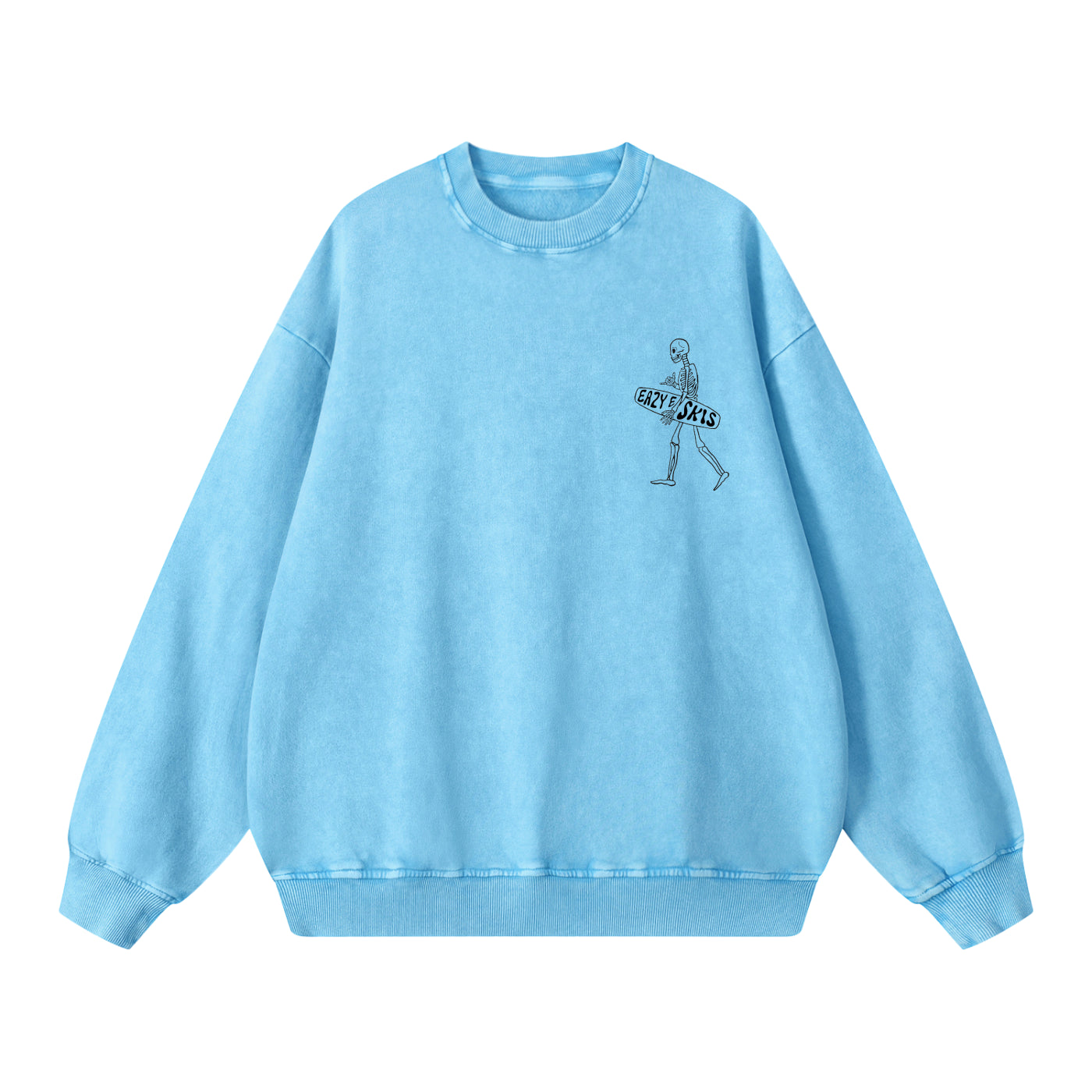 Snow Washed Oversized Sweatshirt