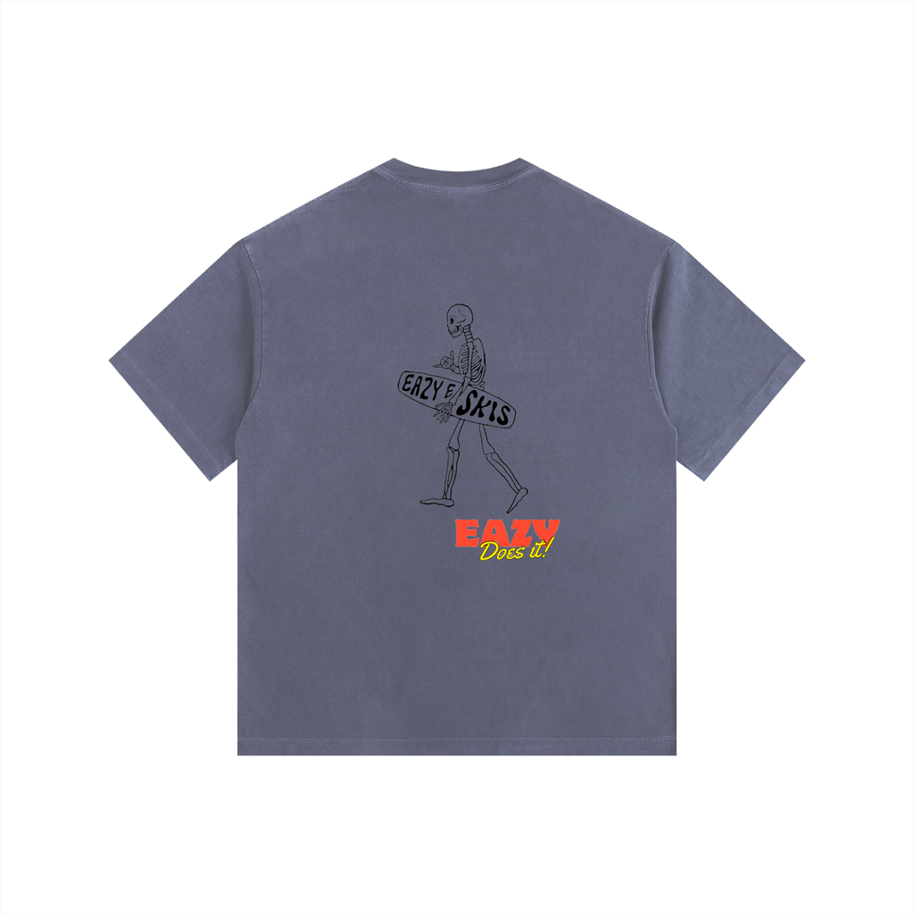 Eazy Does it! Vintage Washed Oversized Cotton T-Shirt