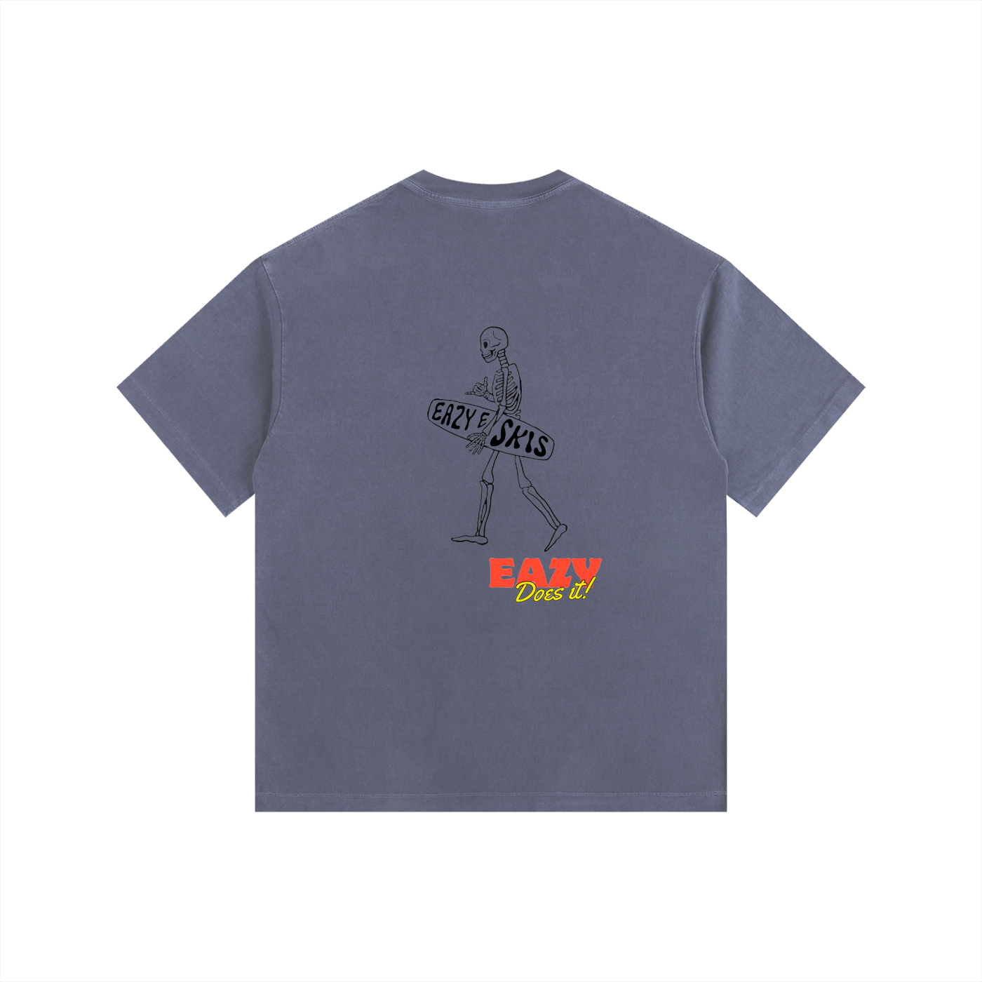 Eazy Does it! Vintage Washed Oversized Cotton T-Shirt
