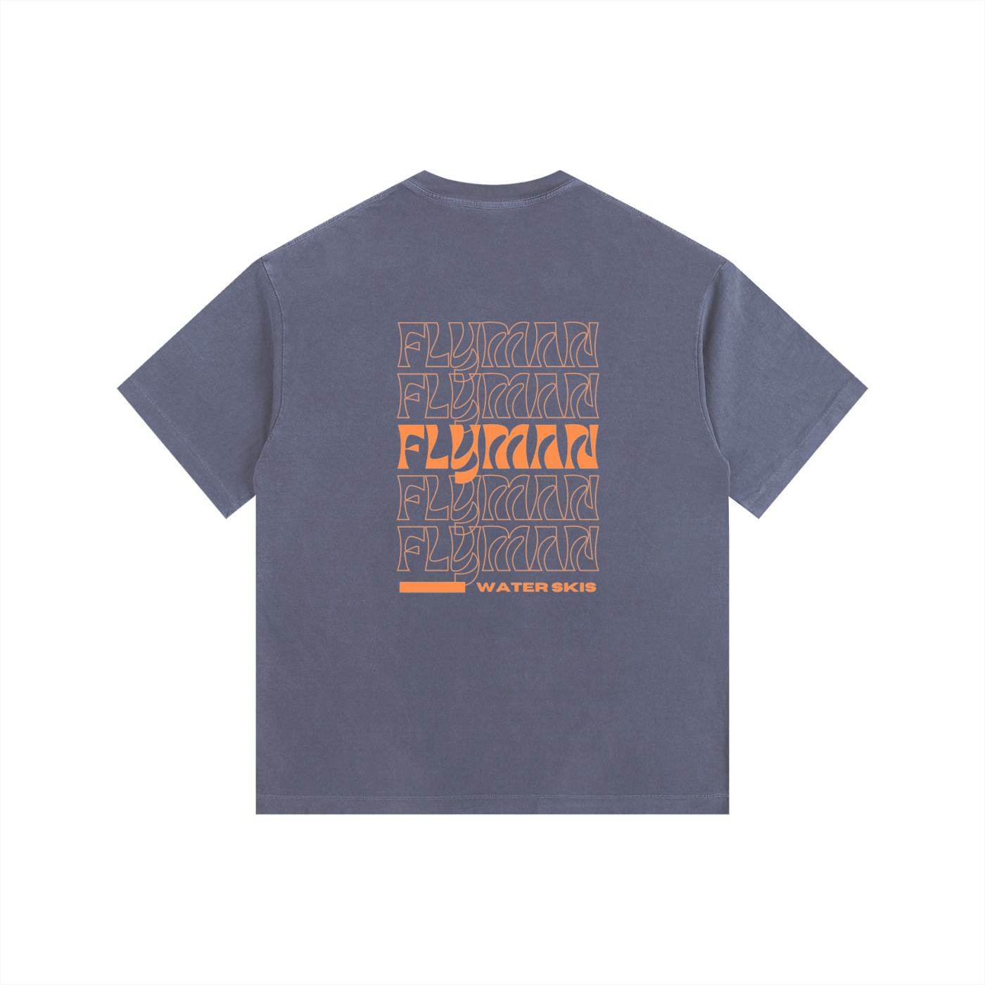 DO IT FOR NICK! Flyman Skis Vintage Washed Oversized Cotton T-Shirt