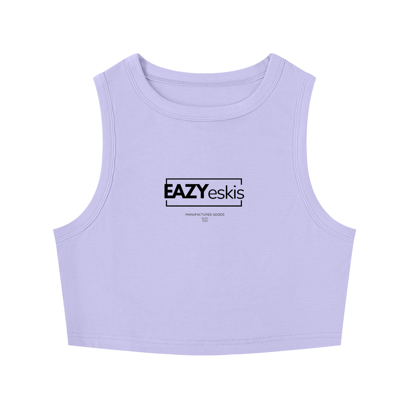 Women's Tight Crewneck Crop Tank Top