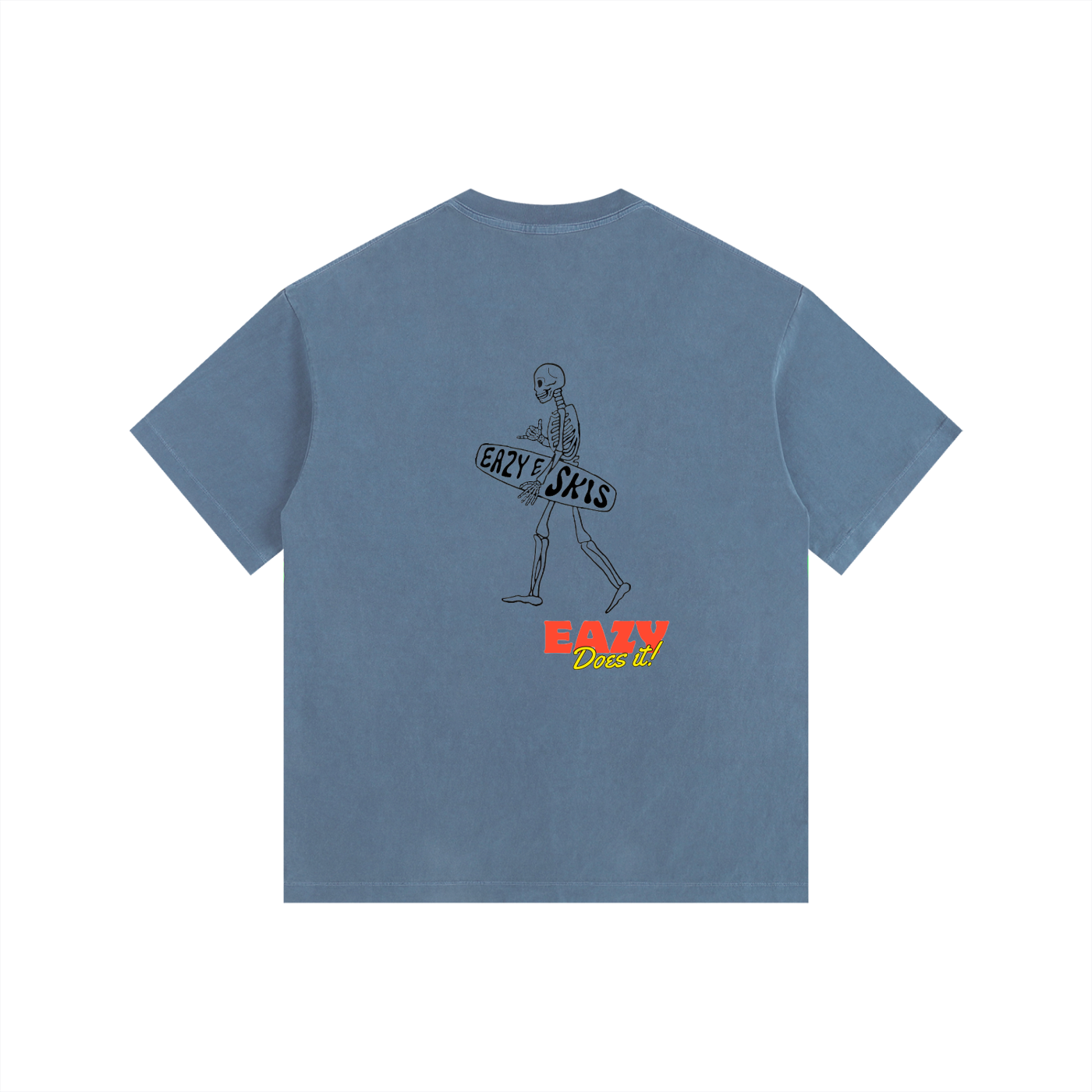 Eazy Does it! Vintage Washed Oversized Cotton T-Shirt