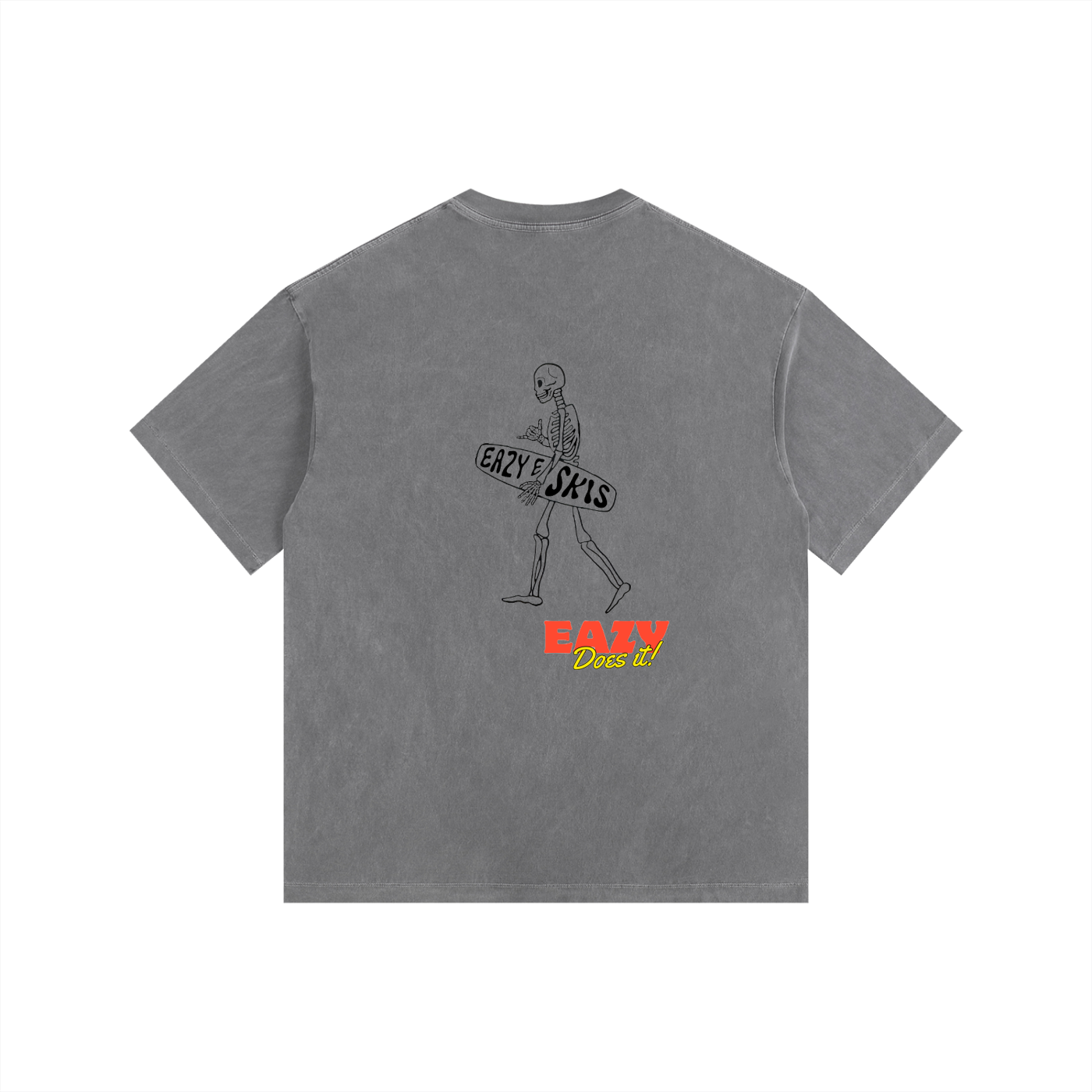 Eazy Does it! Vintage Washed Oversized Cotton T-Shirt