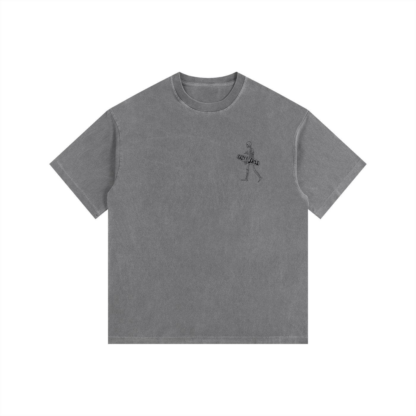 Eazyeskis Vintage Washed Oversized Cotton T-Shirt