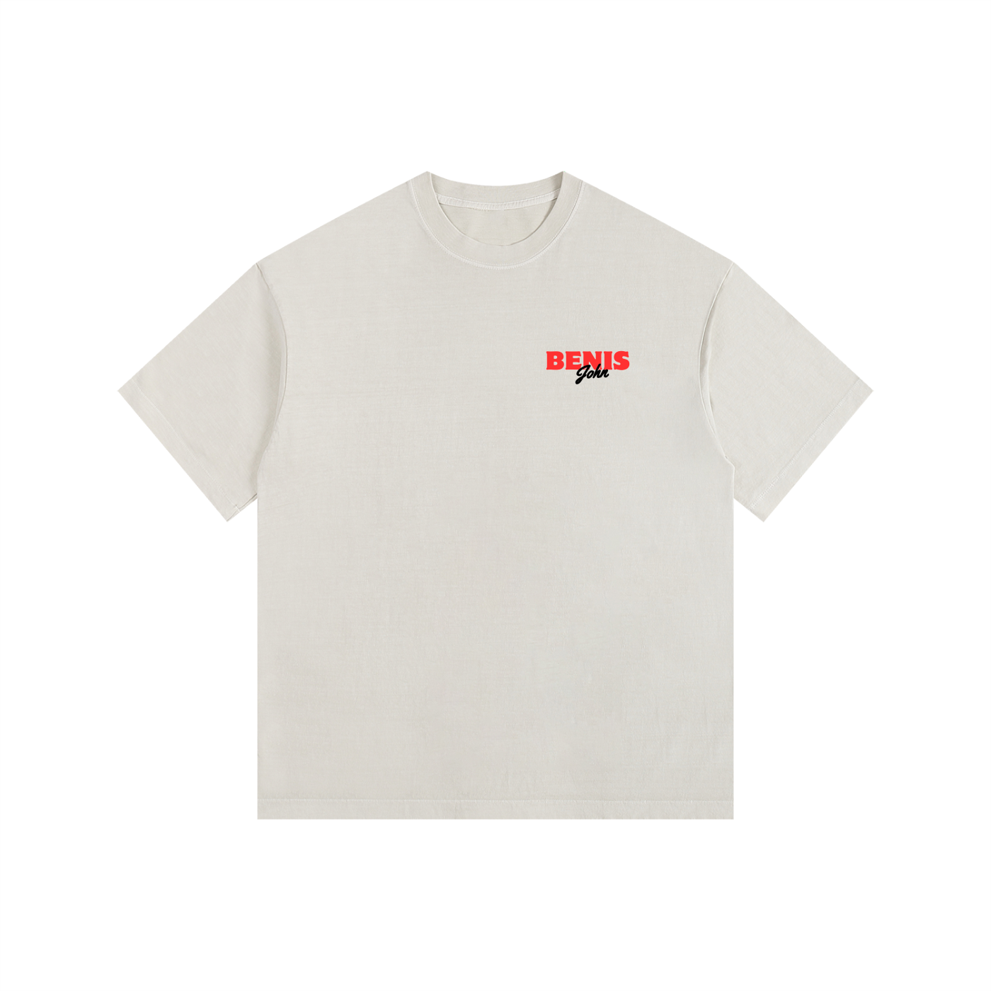 Benis Fliver Vintage Washed Oversized Cotton T-Shirt