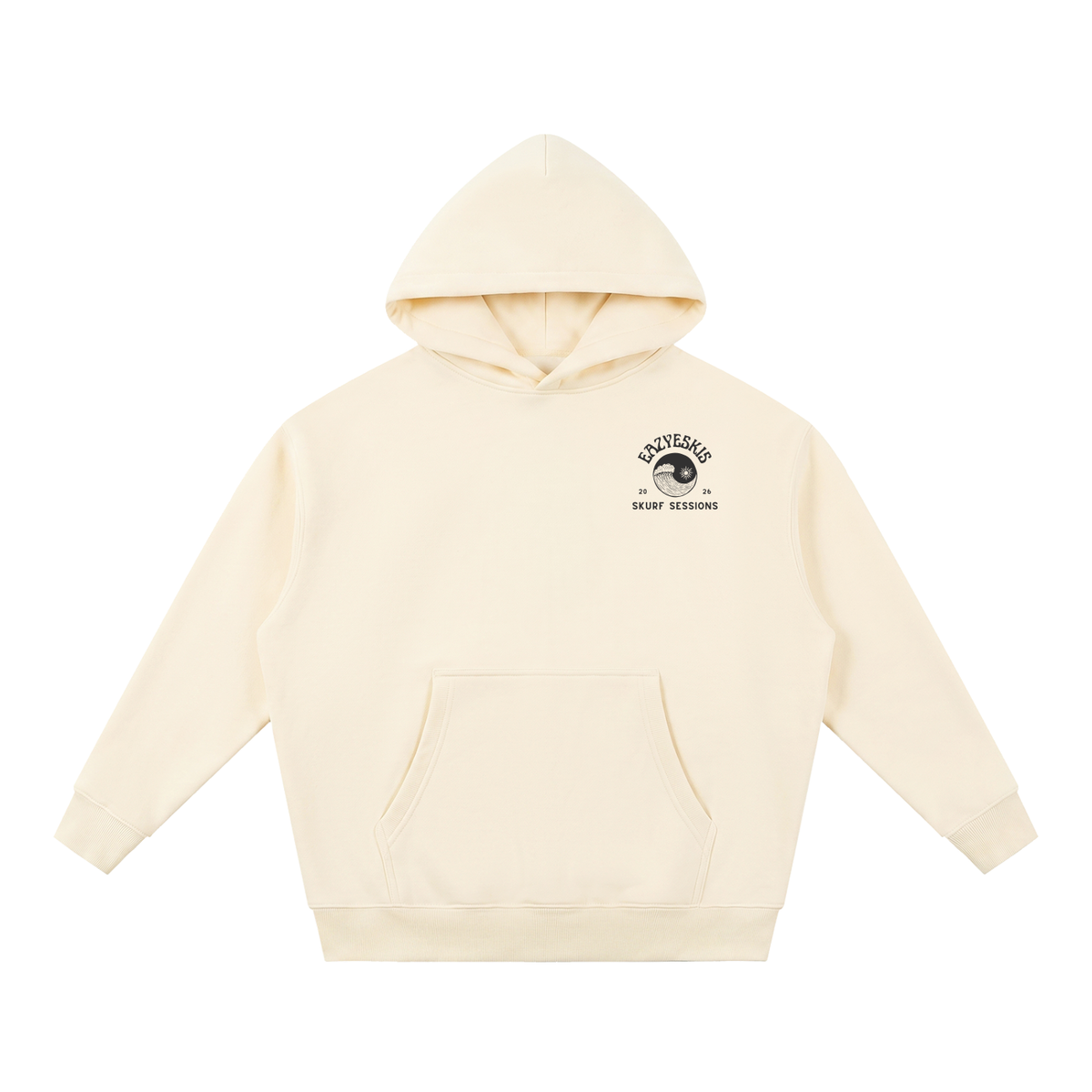 Essential Oversized Boxy Fit Fleece Hoodie