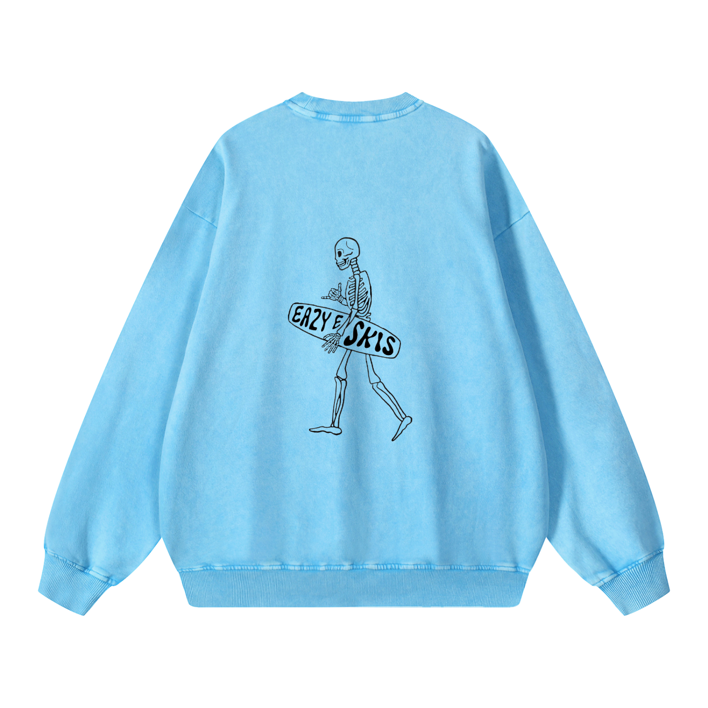 Snow Washed Oversized Sweatshirt