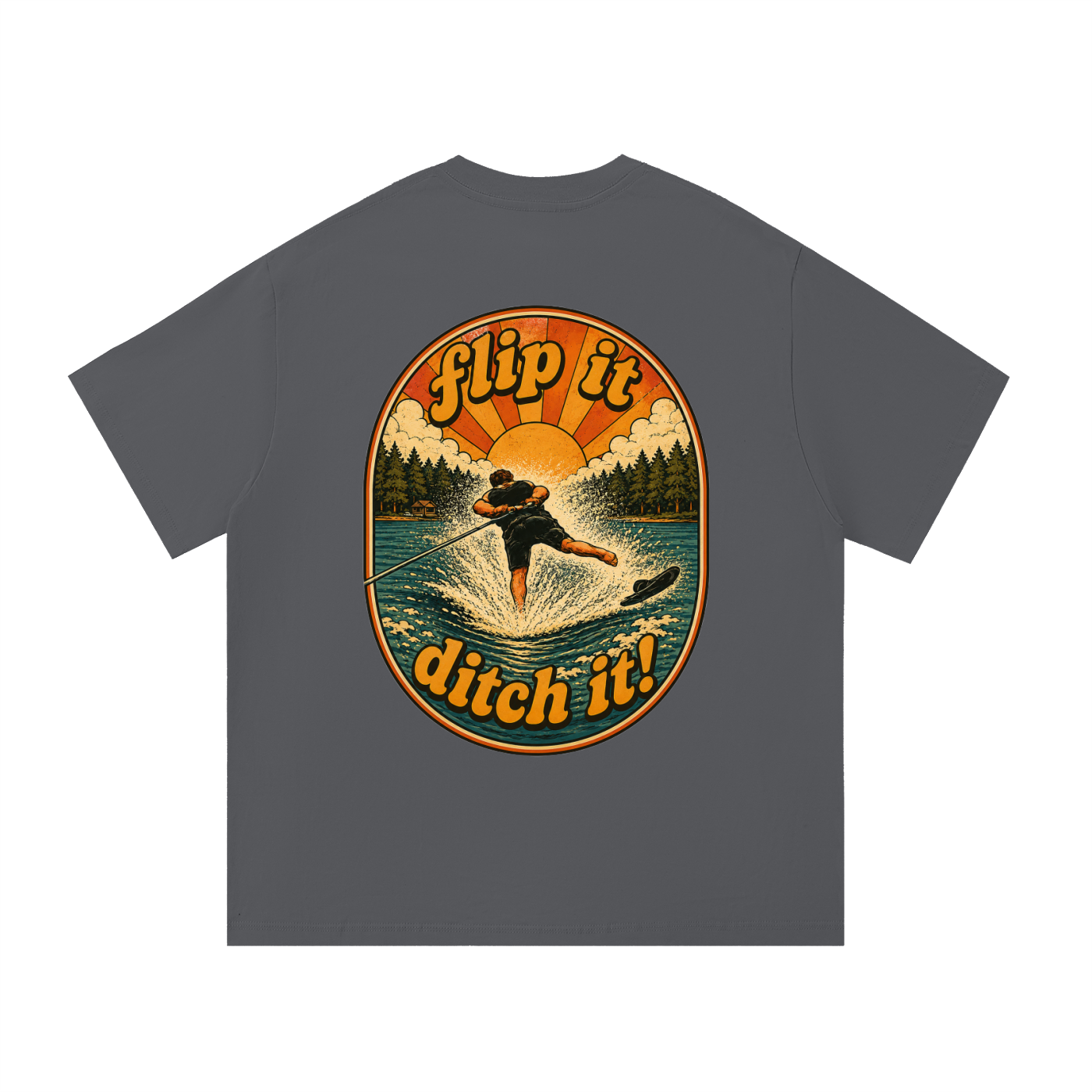 FLIP IT AND DITCH IT! Essential Cotton Tee Shirt