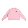 Essential Fleece Mock-Neck Crew Sweatshirt