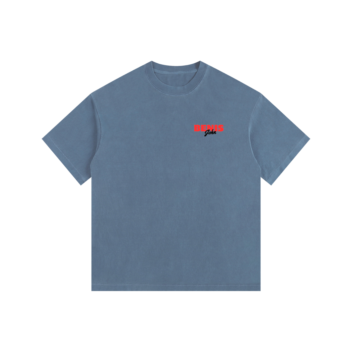 Benis Fliver Vintage Washed Oversized Cotton T-Shirt