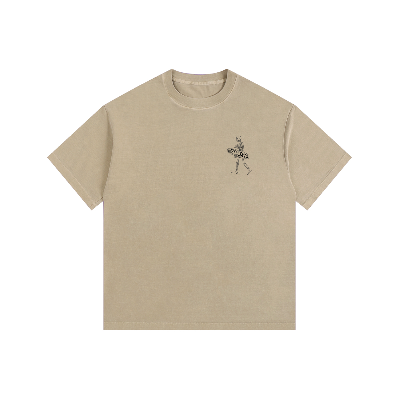 Eazyeskis Vintage Washed Oversized Cotton T-Shirt