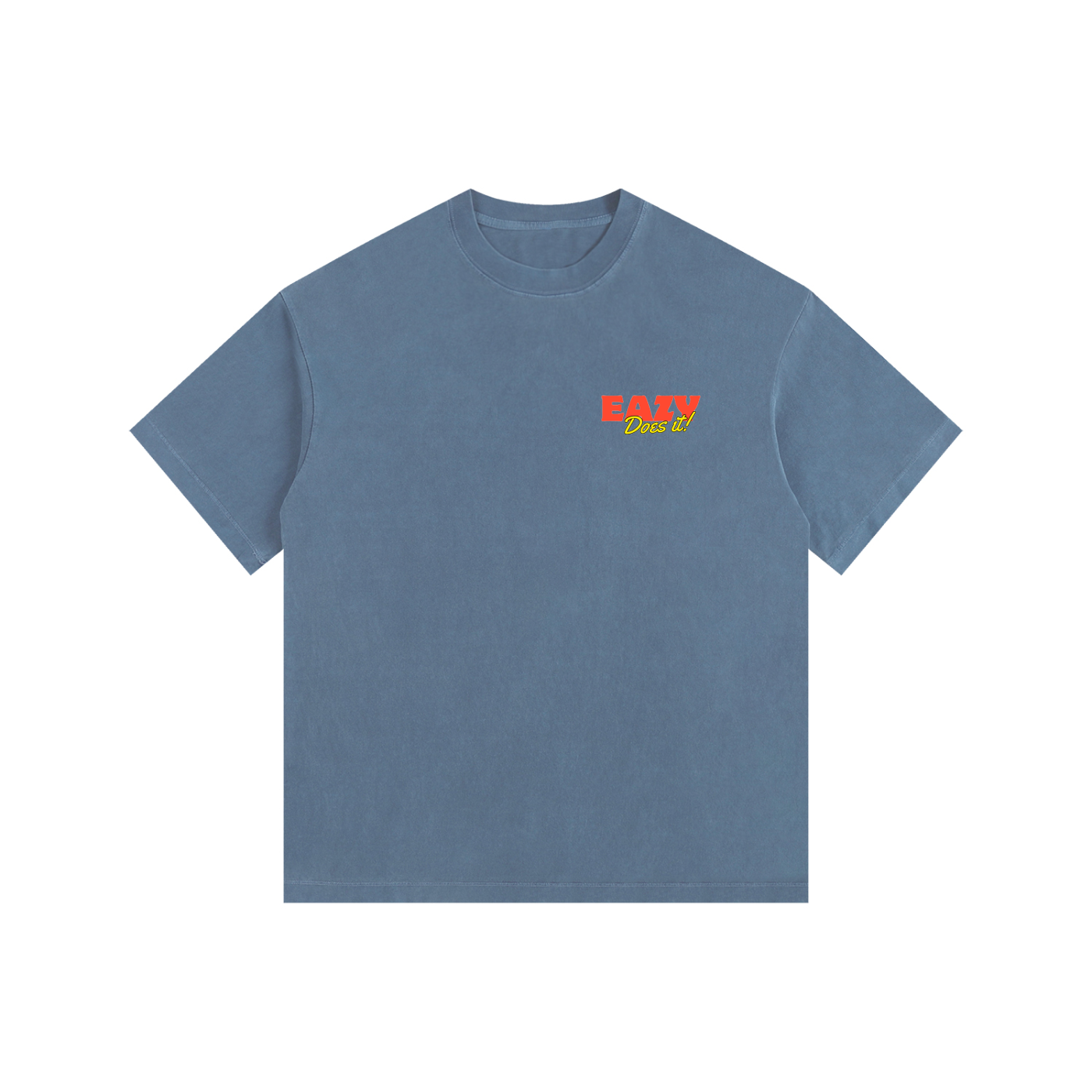 Eazy Does it! Vintage Washed Oversized Cotton T-Shirt