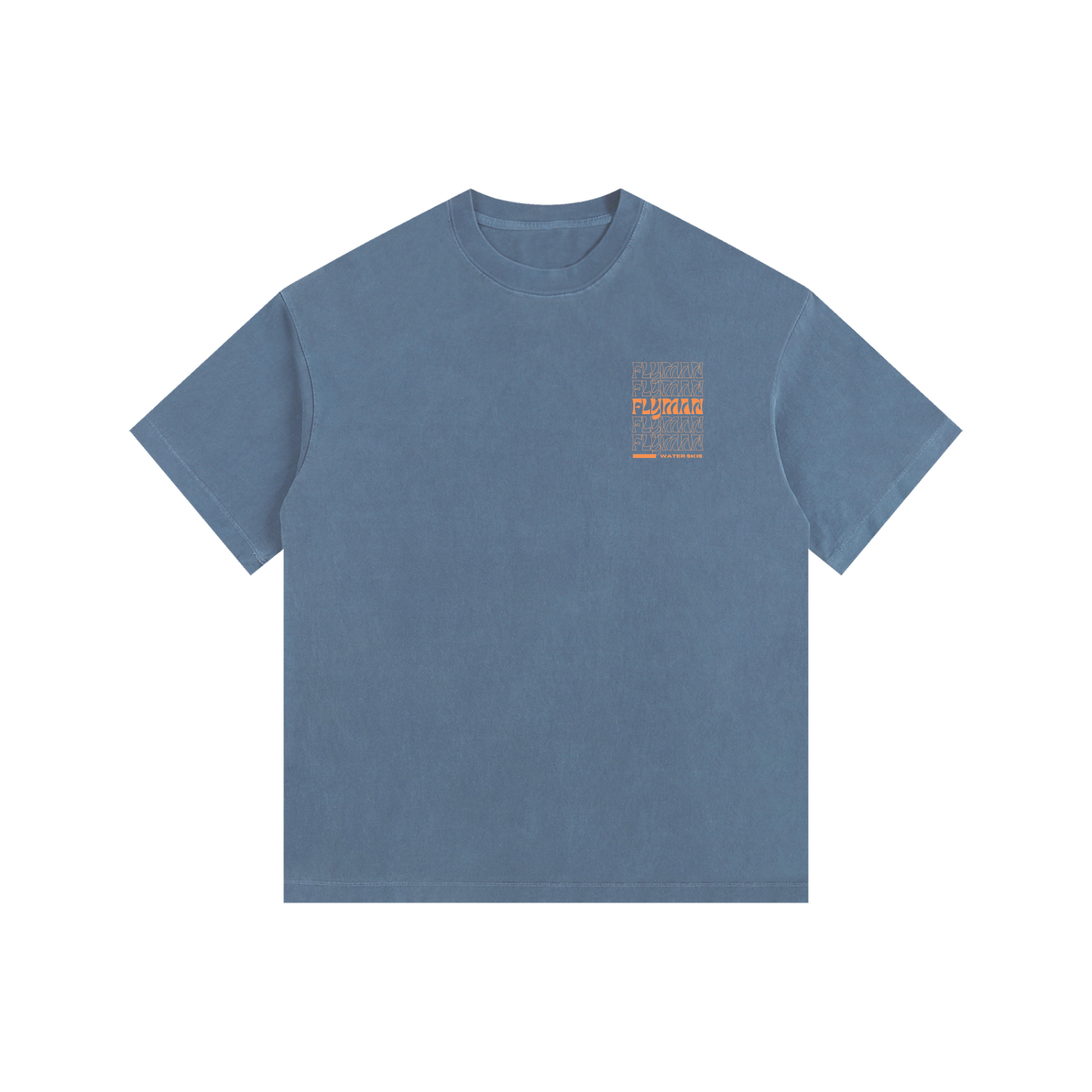 DO IT FOR NICK! Flyman Skis Vintage Washed Oversized Cotton T-Shirt