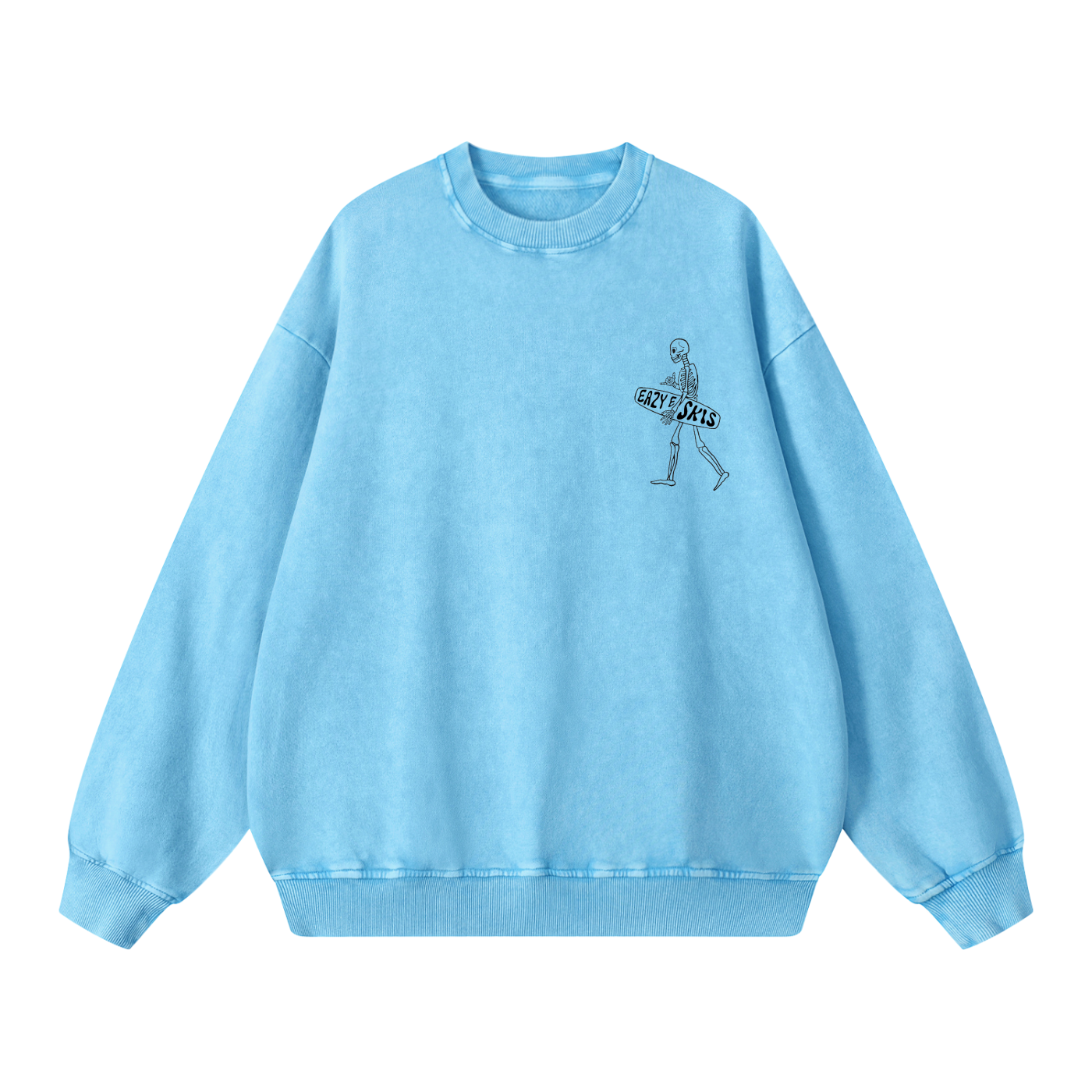 Snow Washed Oversized Sweatshirt