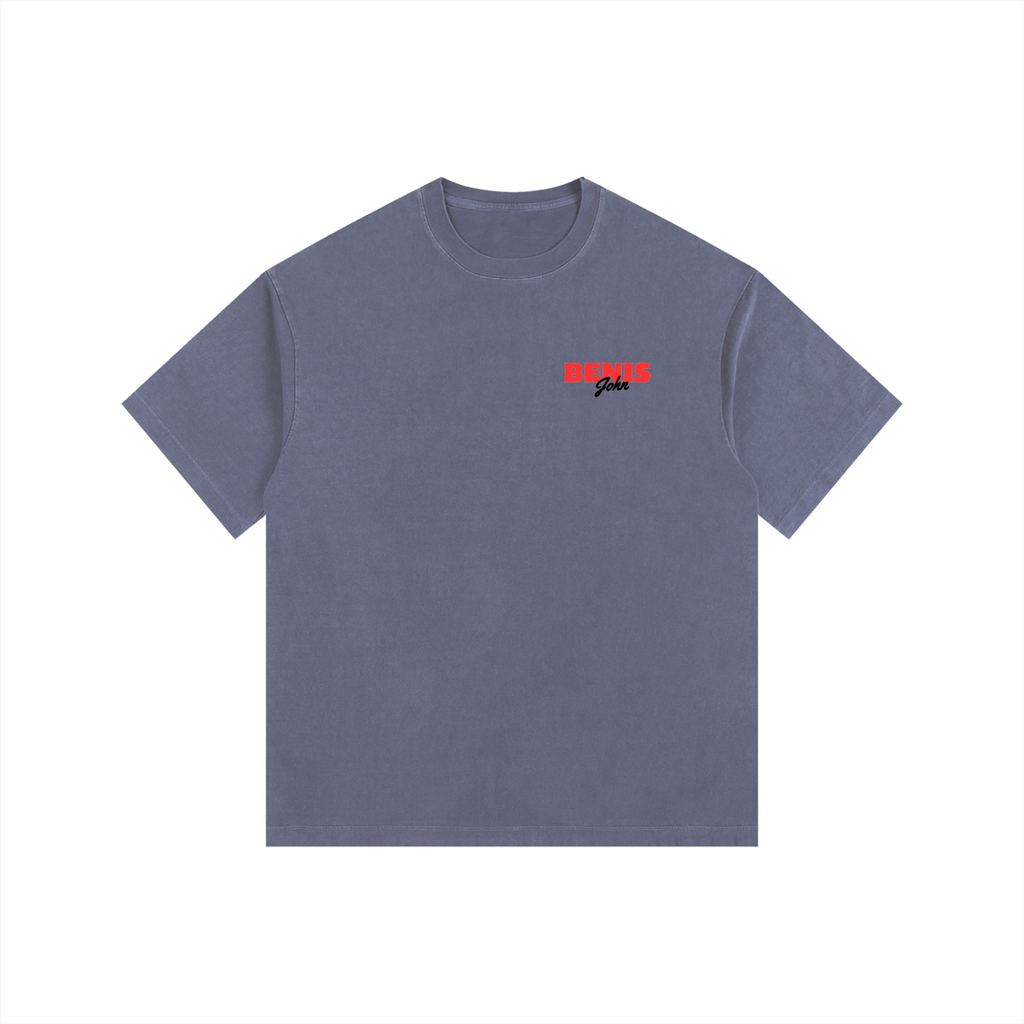Benis Fliver Vintage Washed Oversized Cotton T-Shirt
