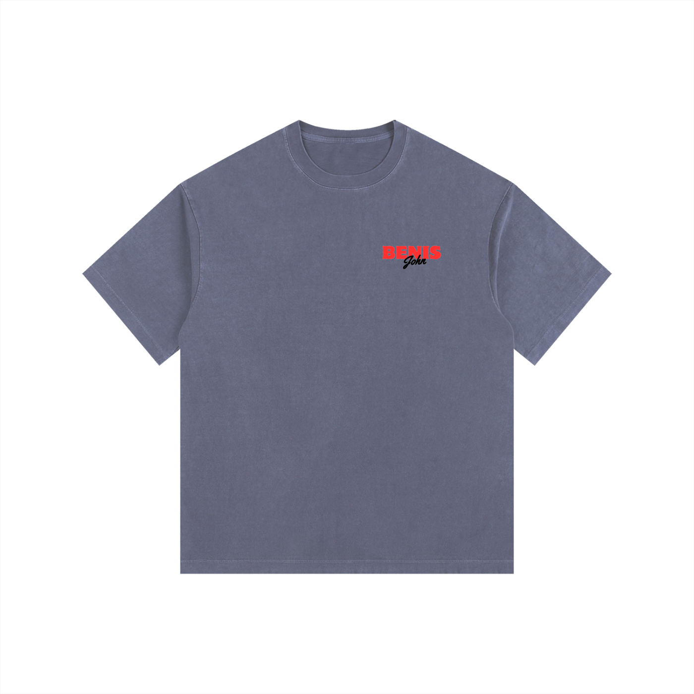 Benis Fliver Vintage Washed Oversized Cotton T-Shirt