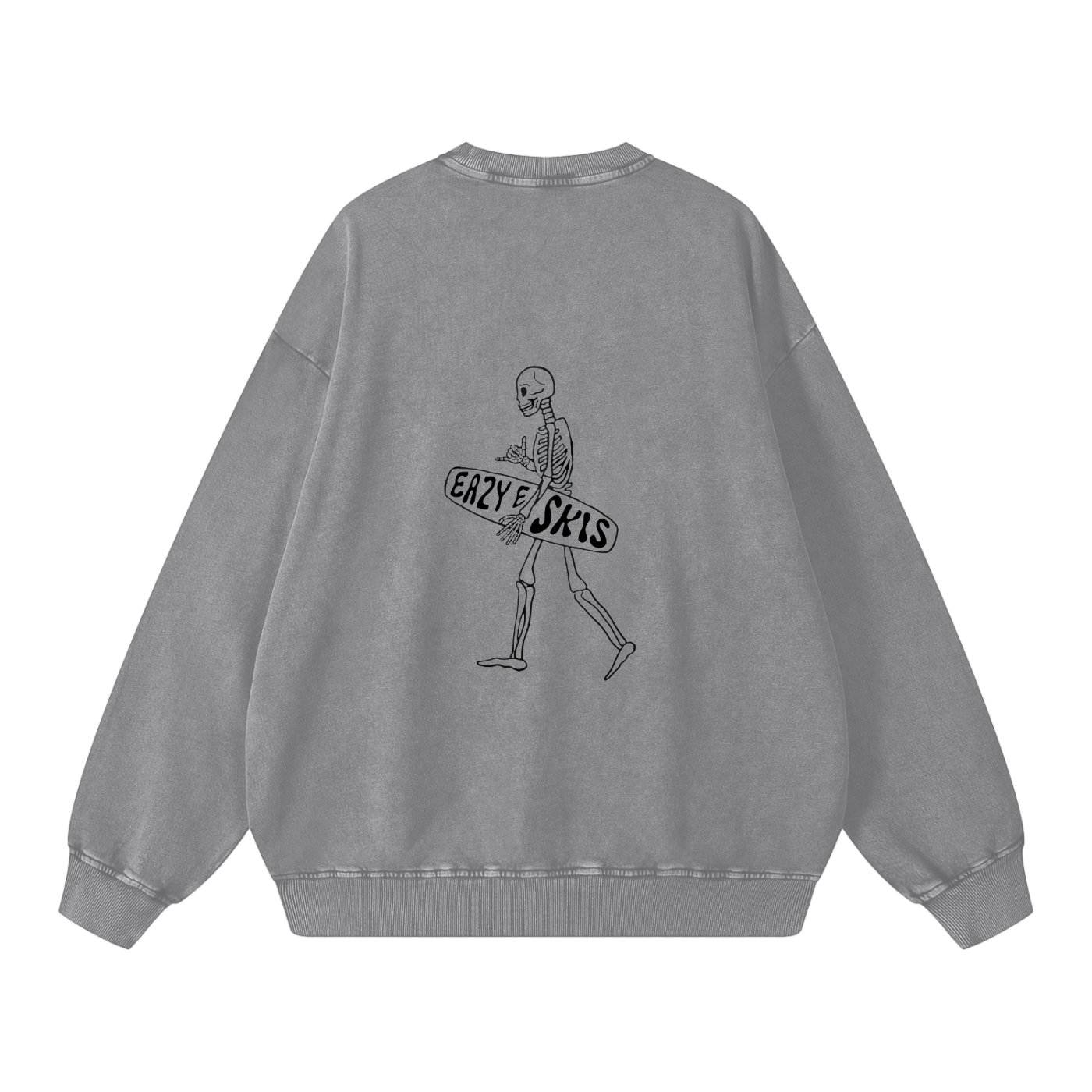 Snow Washed Oversized Sweatshirt