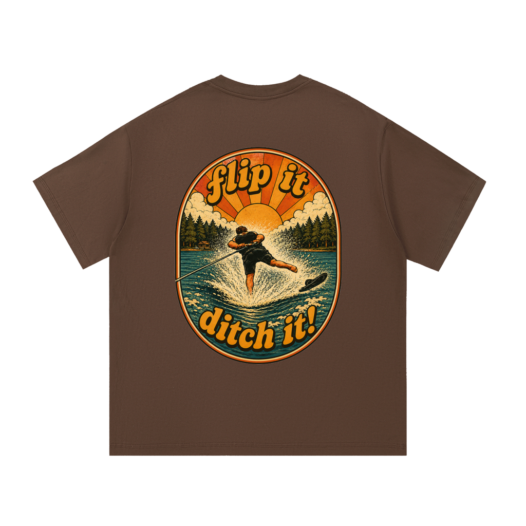 FLIP IT AND DITCH IT! Essential Cotton Tee Shirt