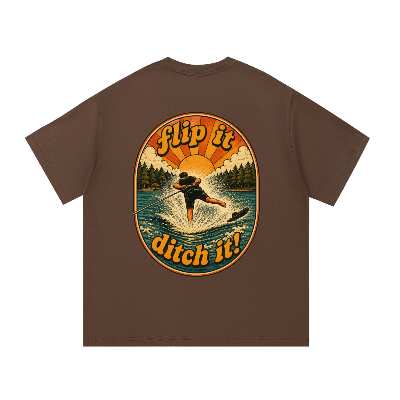 FLIP IT AND DITCH IT! Essential Cotton Tee Shirt