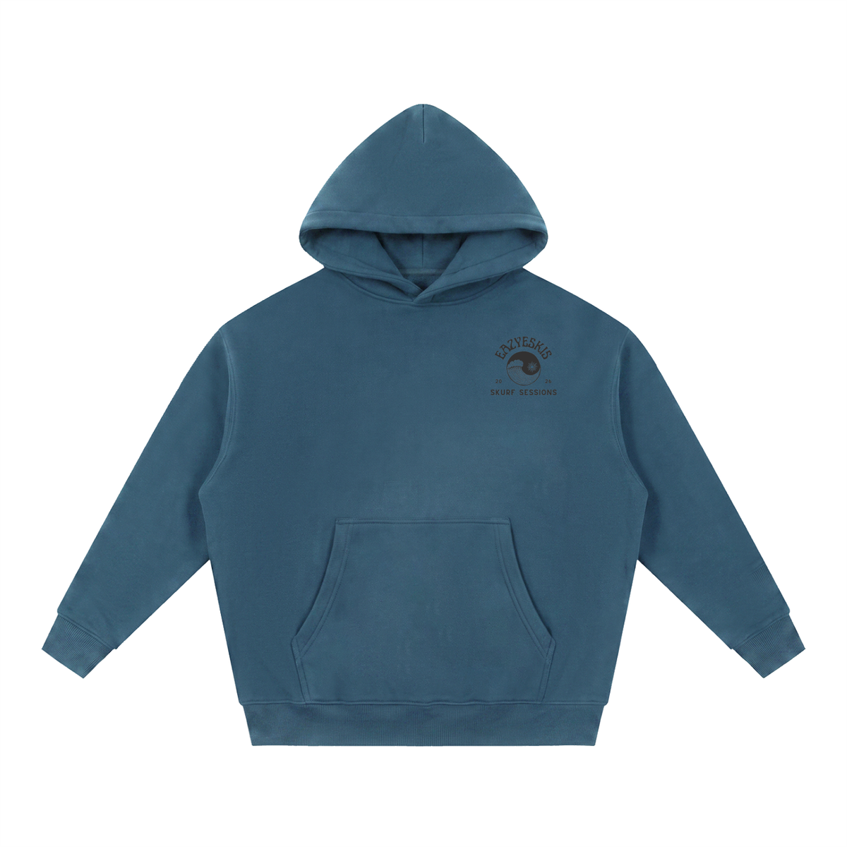 Essential Oversized Boxy Fit Fleece Hoodie