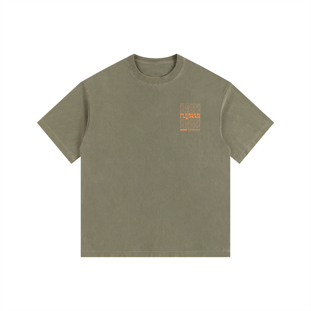 DO IT FOR NICK! Flyman Skis Vintage Washed Oversized Cotton T-Shirt