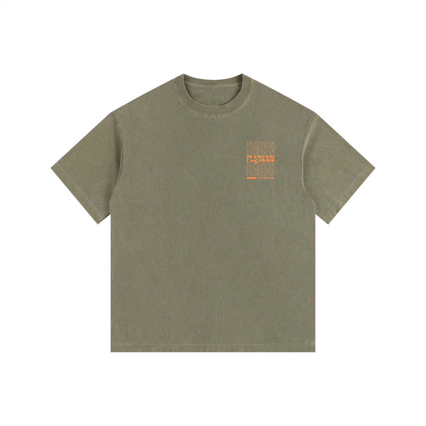 DO IT FOR NICK! Flyman Skis Vintage Washed Oversized Cotton T-Shirt