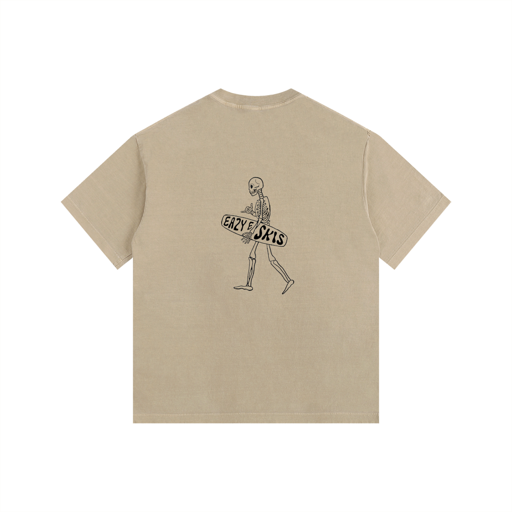 Eazyeskis Vintage Washed Oversized Cotton T-Shirt