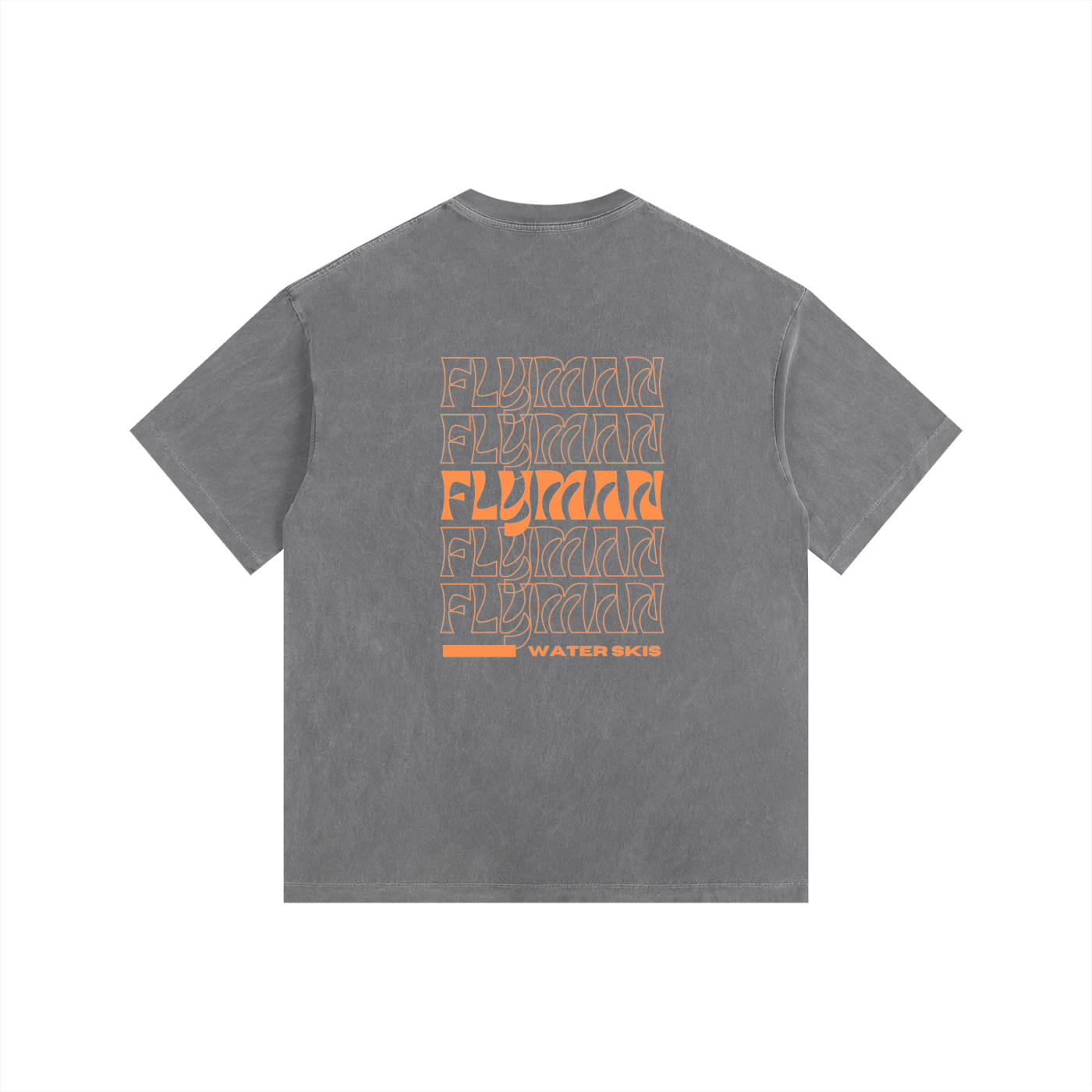 DO IT FOR NICK! Flyman Skis Vintage Washed Oversized Cotton T-Shirt