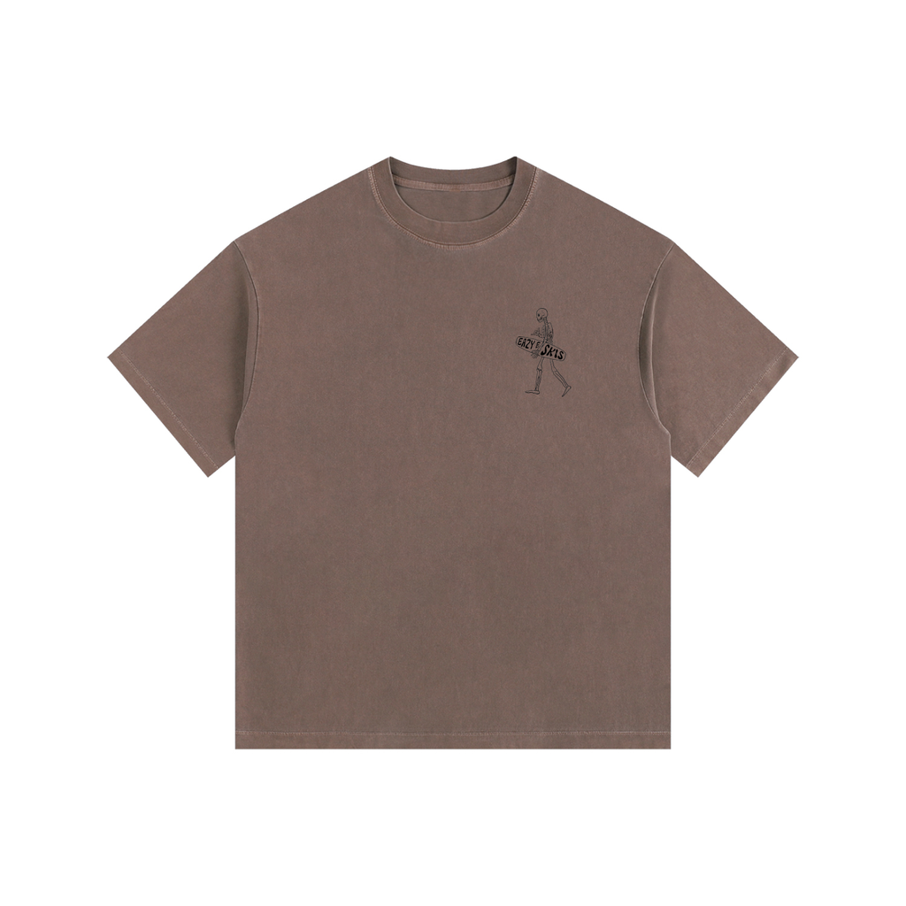 Eazyeskis Vintage Washed Oversized Cotton T-Shirt
