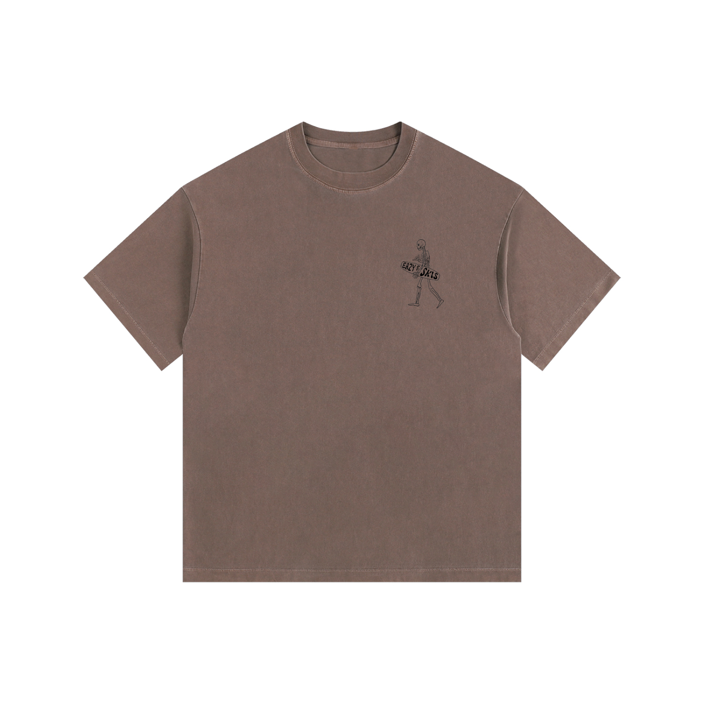 Eazyeskis Vintage Washed Oversized Cotton T-Shirt