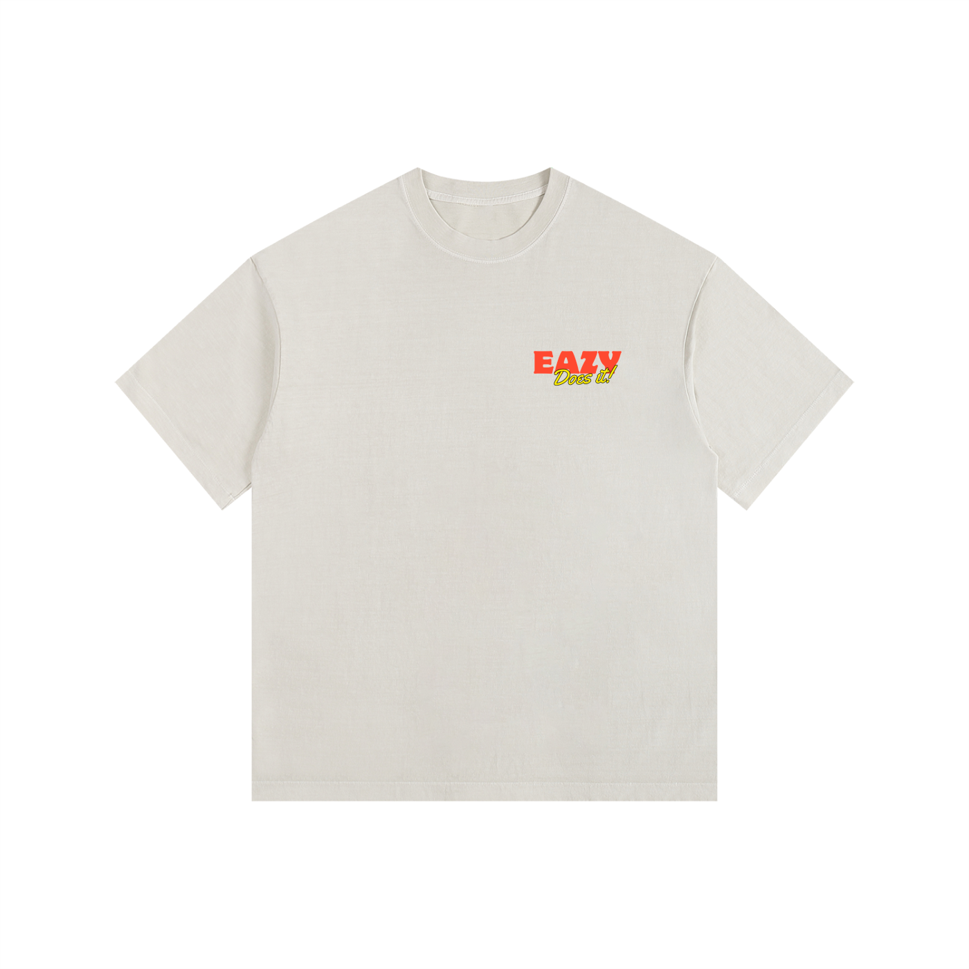 Eazy Does it! Vintage Washed Oversized Cotton T-Shirt