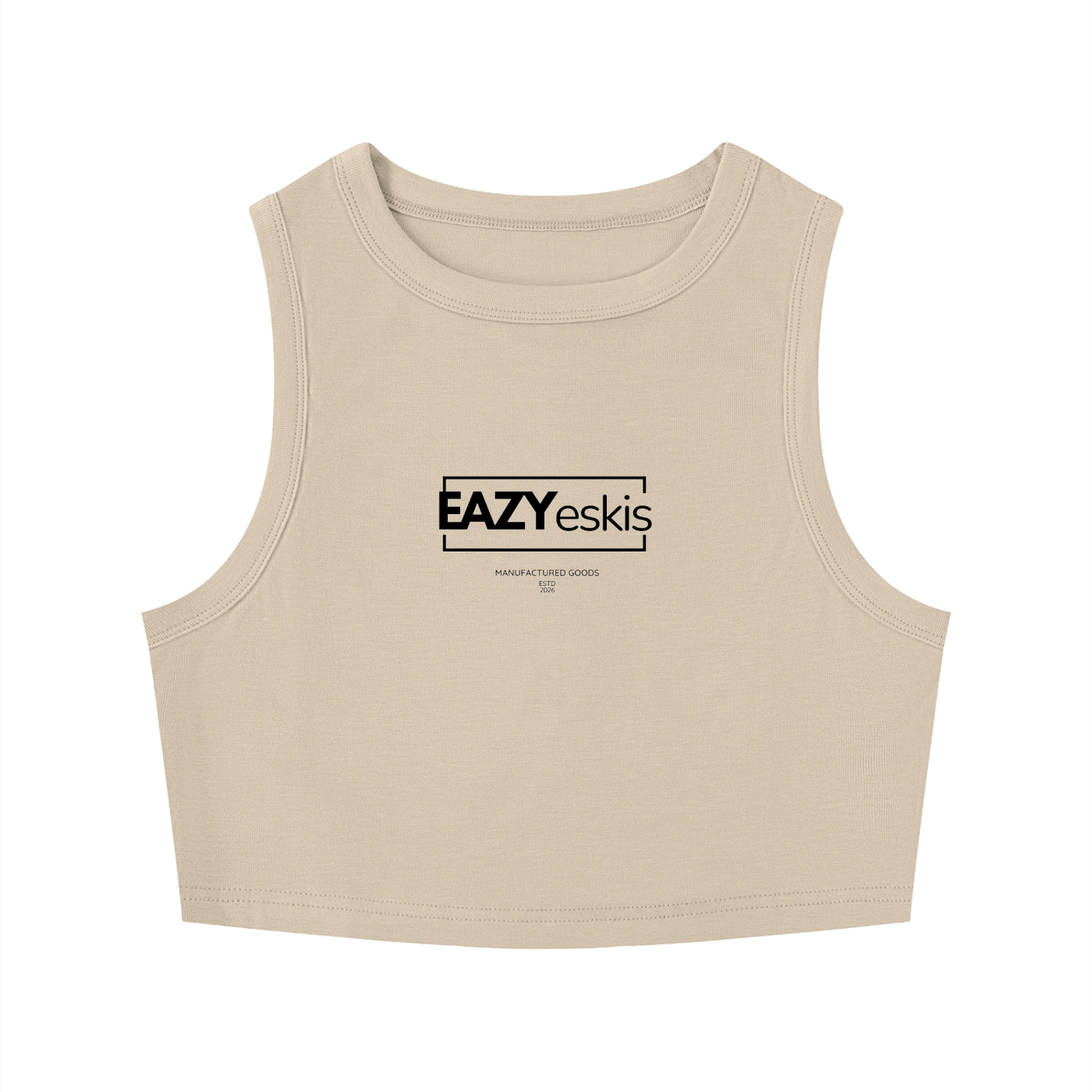 Women's Tight Crewneck Crop Tank Top