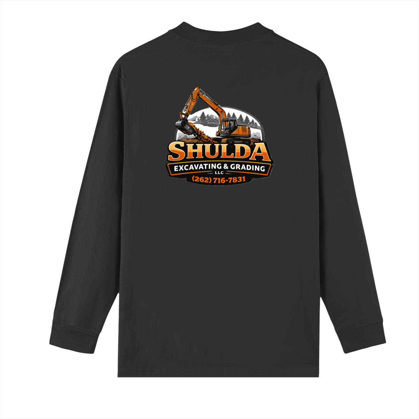 Shulda Crew Neck Drop Shoulder Long Sleeve Shirt