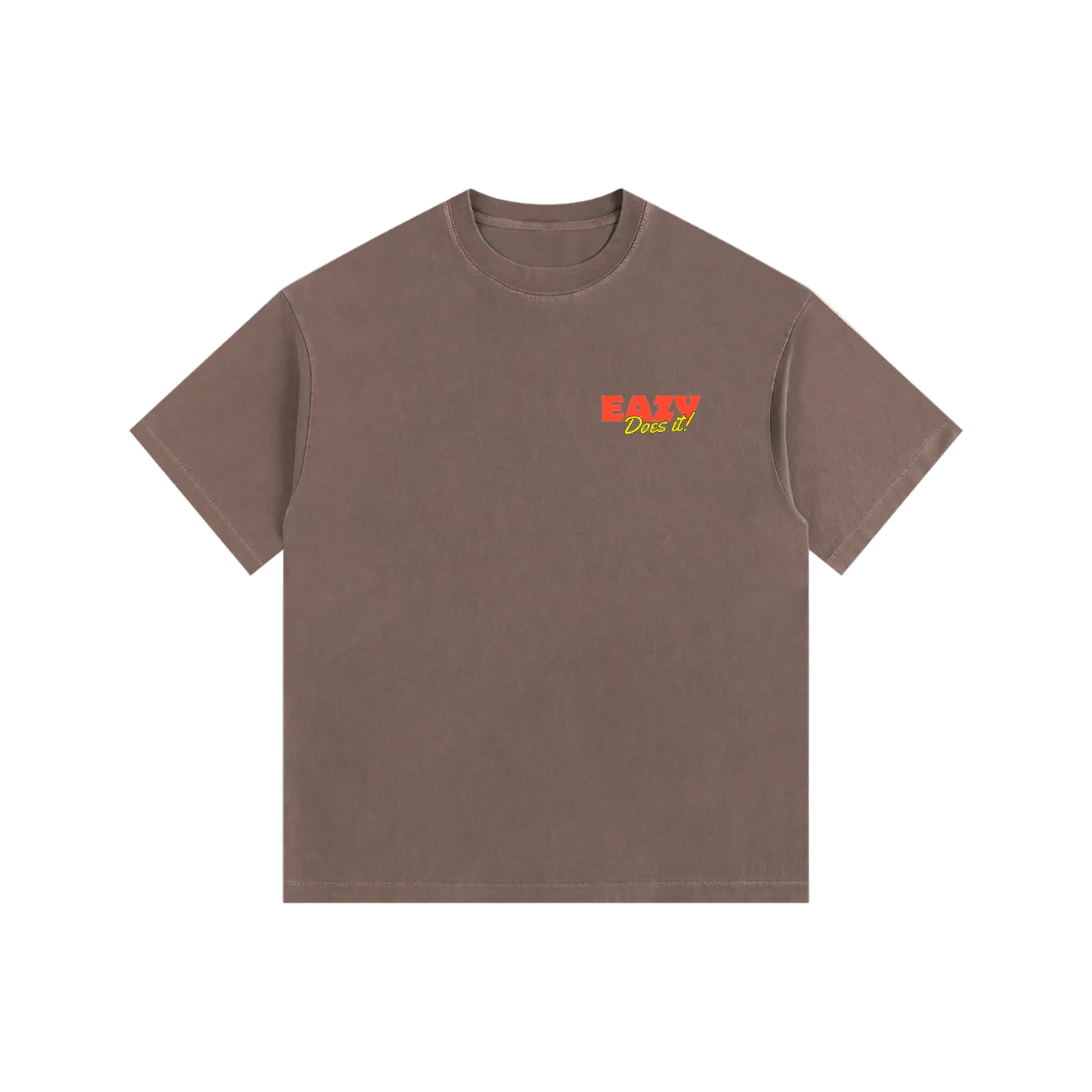 Eazy Does it! Vintage Washed Oversized Cotton T-Shirt