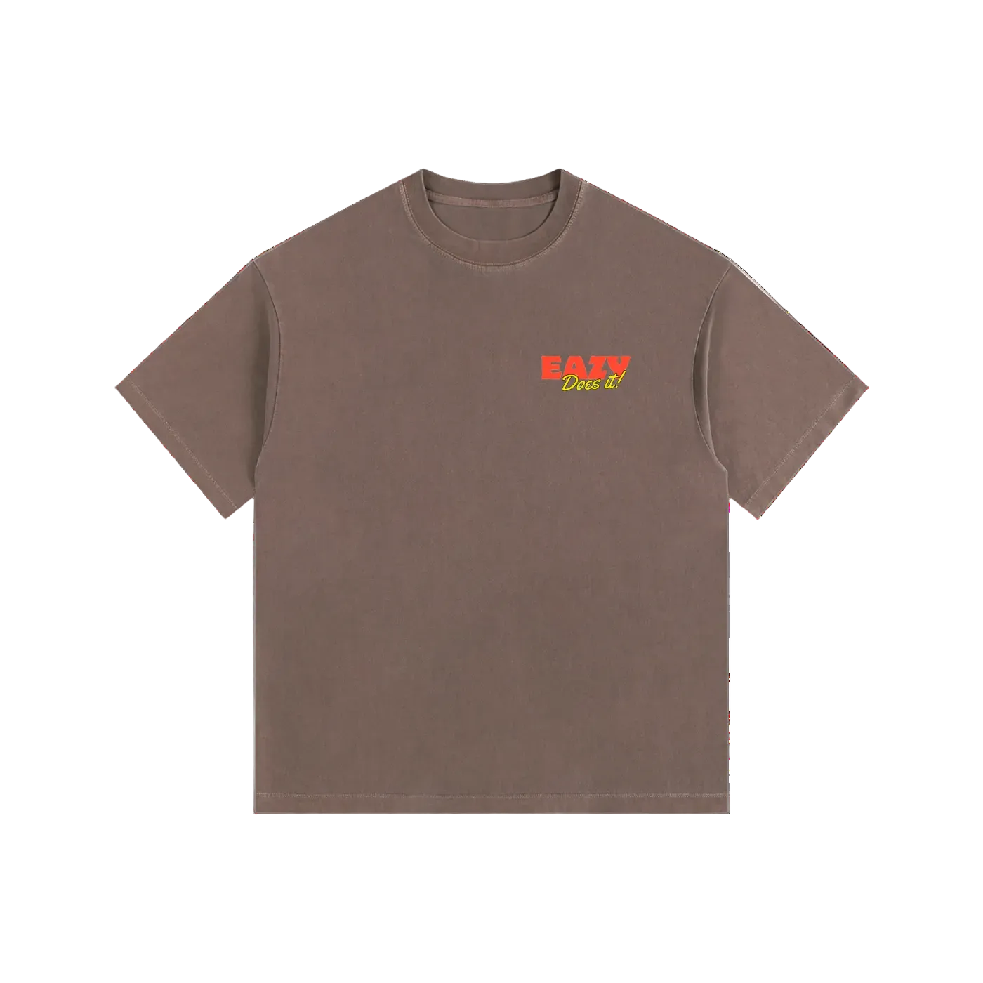 Eazy Does it! Vintage Washed Oversized Cotton T-Shirt