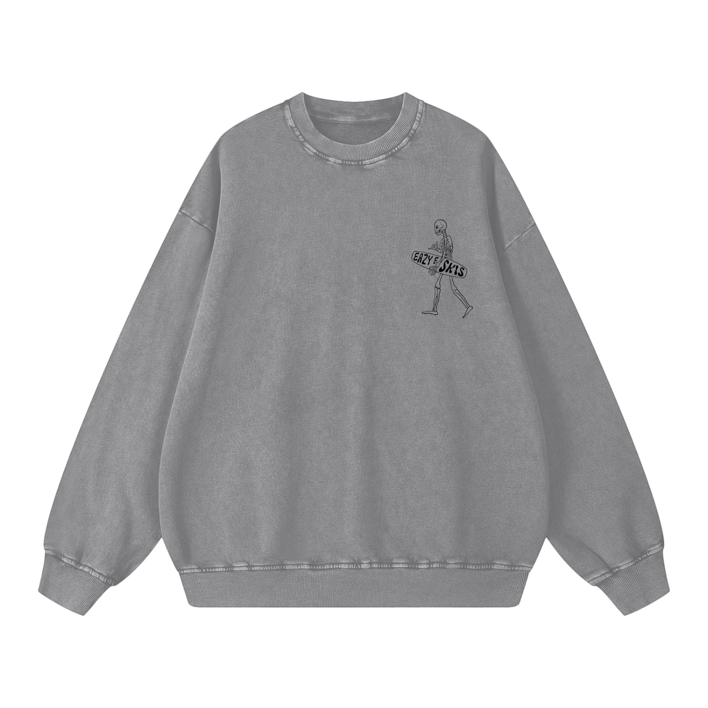Snow Washed Oversized Sweatshirt